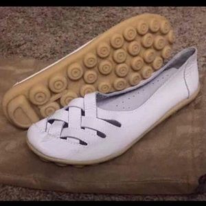 Comfort Leather Slip On Shoes- 8.5/9